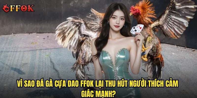 Đá gà cựa dao ffok có phải là hình thức cược “mạo hiểm sinh lời”? 2 Vì sao đá gà cựa dao ffok lại thu hút người thích cảm giác mạnh?