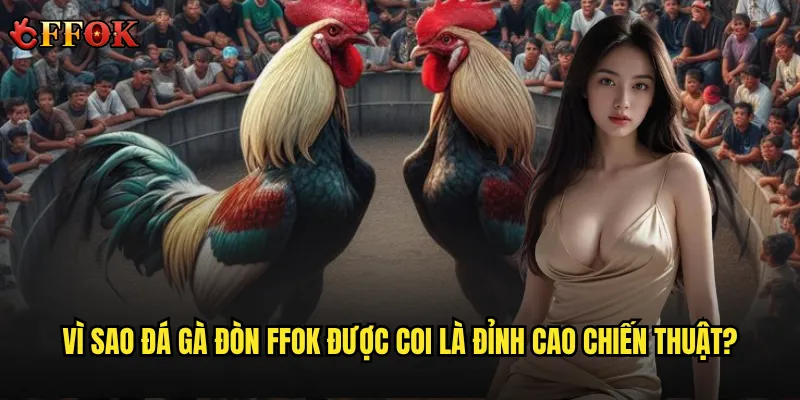Vì sao đá gà đòn ffok được coi là đỉnh cao chiến thuật?